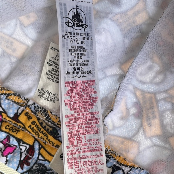 ‘Disney Ducks’ Allover Print Adult Joggers - Picture 10 of 11